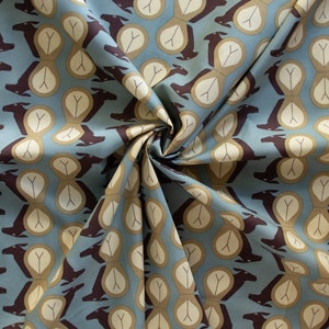 New! Charley Harper, Rocky Mountains &quot;Mountain Elk Stagger&quot; 1/4, 1/2, 1 yd x 44&quot; 100% Organic Cotton~Awesome Print•Runnning Low..Fast Ship!