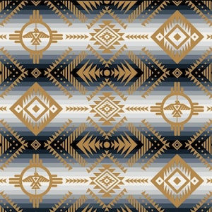 New! Tucson &quot;Thunderbird&quot; in Earth, Southwest, Native Inspired Fabric! 100% Cotton. 1/4, 1/2, 1 yd x 44&quot;•Customer Fav! Lots in Stock!Fast Sh
