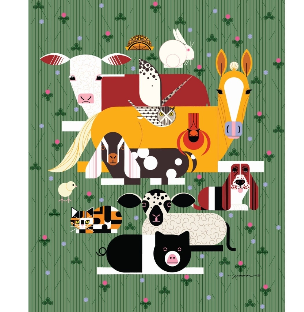 チャーリー・ハーパー　Charley Harper Amazon | Charley Harper an Illustrated Life | Oldham, Todd