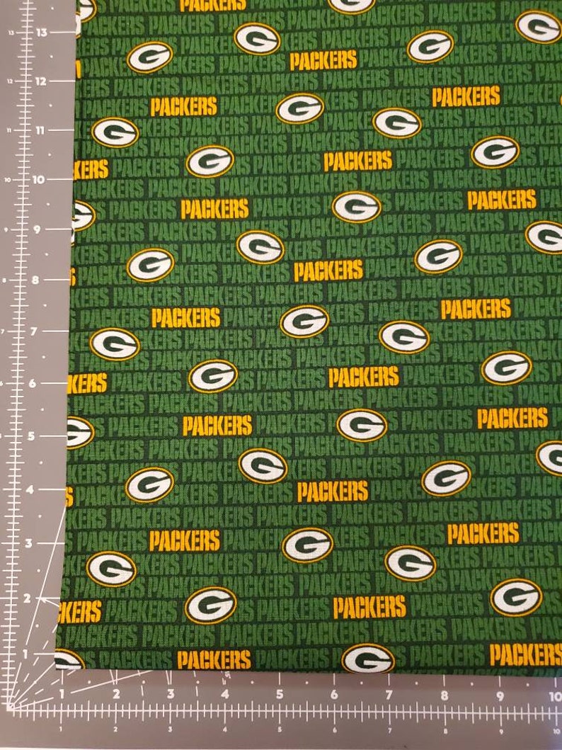 New NFL Green Bay Packers Team Fabric 100% Cotton. 1/4 1/2 - Etsy