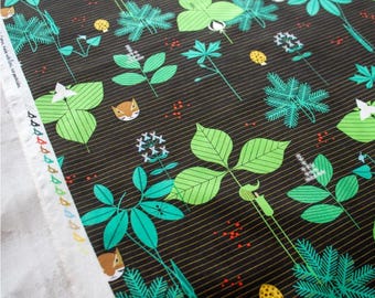 ¡Nuevo! Tela Charley Harper "Woodland Wonders" color marrón follaje, ¡tejido de bosque! 1/4, 1/2, 1 yarda x 44" • ¡100 % algodón orgánico! *¡Envío próximamente!*