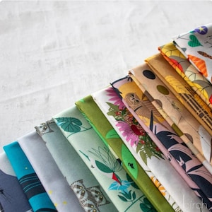New! Charley Harper "Iconic Vol 2" ~12 Pc Fat Quarter Poplin Fabric Bundle•100% Organic Cotton! 18" X 22" Each•Customer Fav!*Ships May!