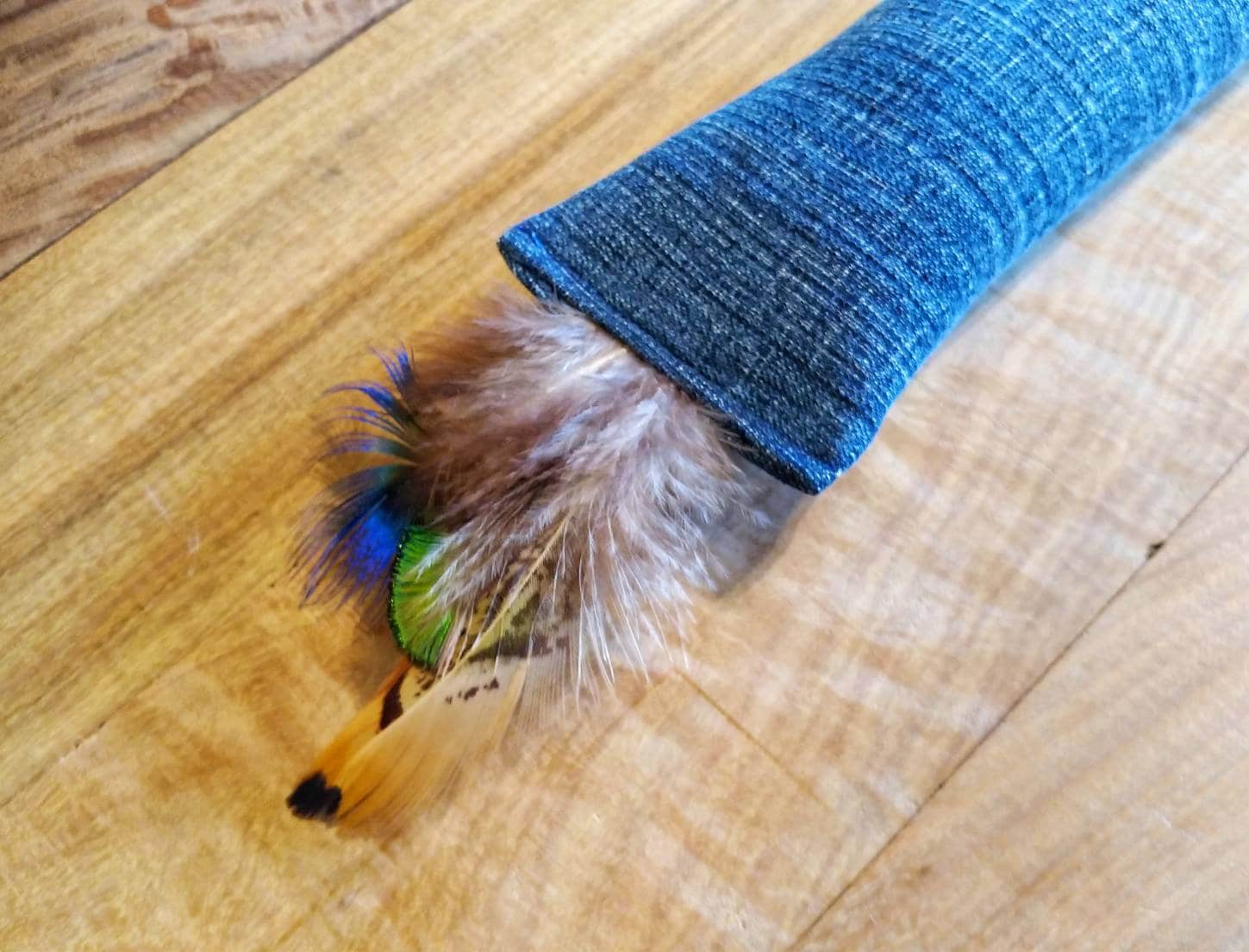 Large Durable Organic Catnip Kicker Cat Toys -Tough Cat Toys - Long L…