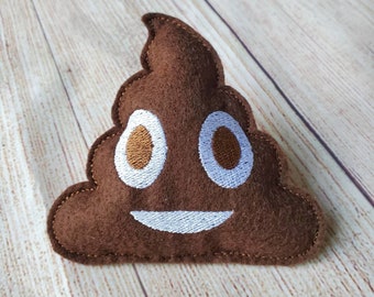 Emoji Poop Cat Toy - Catnip Poop Emoji - Honeysuckle Cat Toy - Valerian Root Cat Toy - Stinky Cat Toy - Prank Gift for Cats - Funny Cat Toy