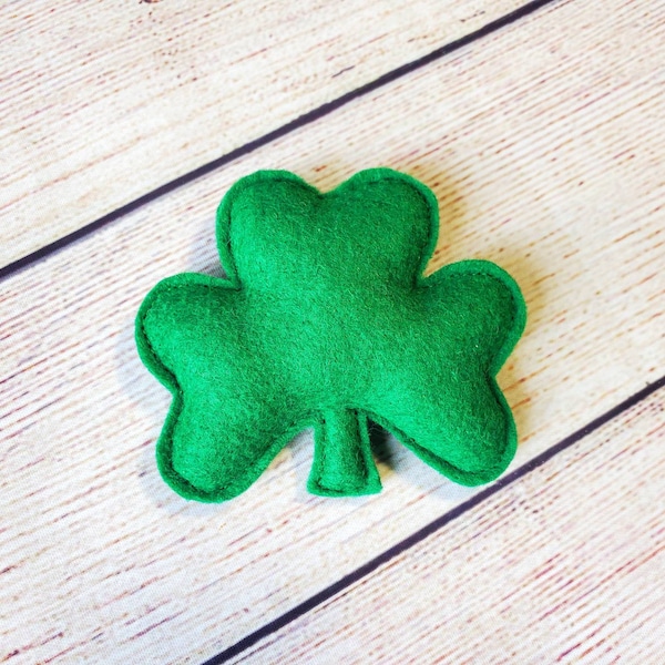 Shamrock Catnip Cat Toys, Organic Catnip Cat Toy, Clover Cat Toy, St. Patrick's Day Cat Toy, Irish Cat Toy, Green Cat Toys, Fun Cat Toys