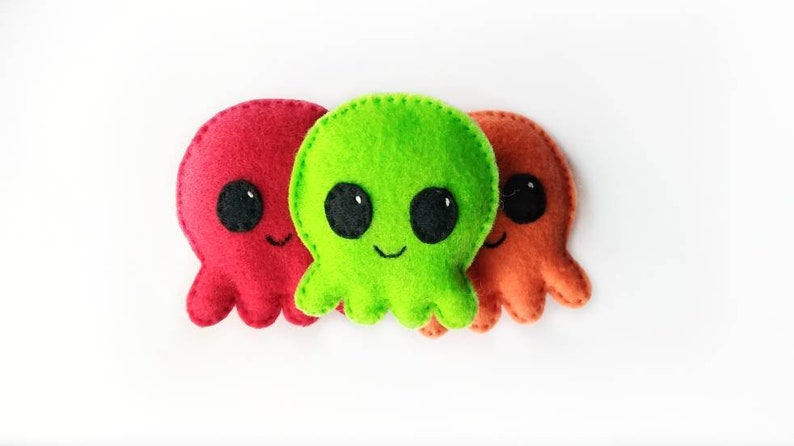 Cute Octopus with Organic Catnip Cat Toy