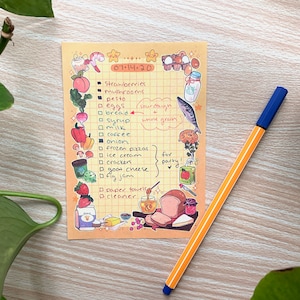 Cute Grocery List Memo Pad image 3