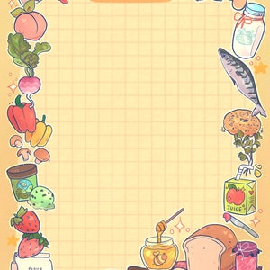 Cute Grocery List Memo Pad image 5