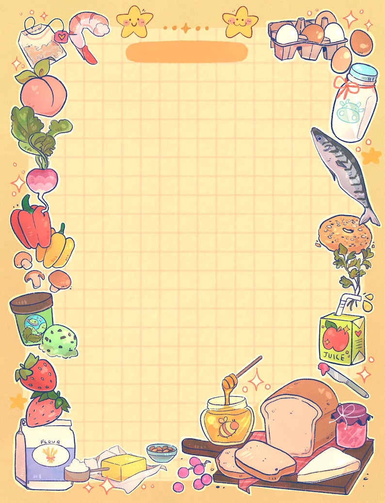 Cute Grocery List Memo Pad image 5