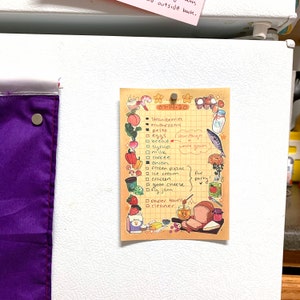 Cute Grocery List Memo Pad image 4