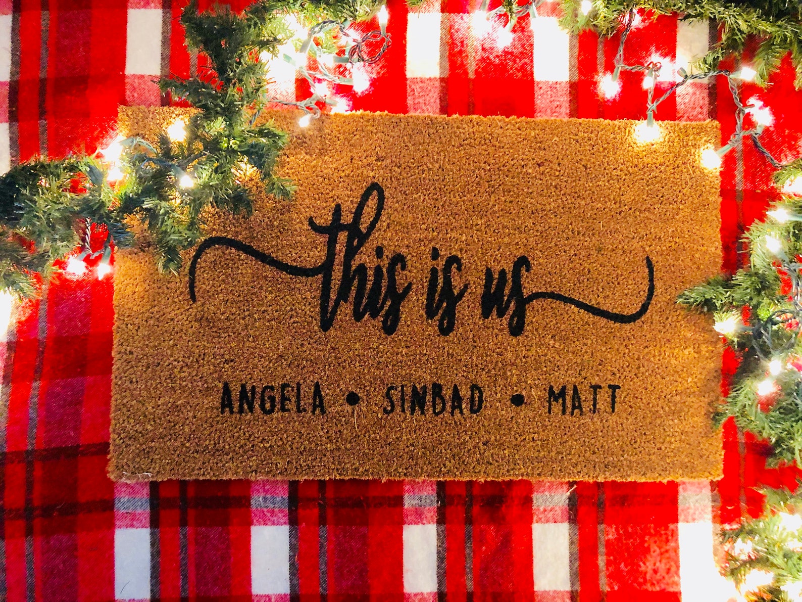 This is Us Custom Doormat Family Door Mat Custom Door Mat Etsy