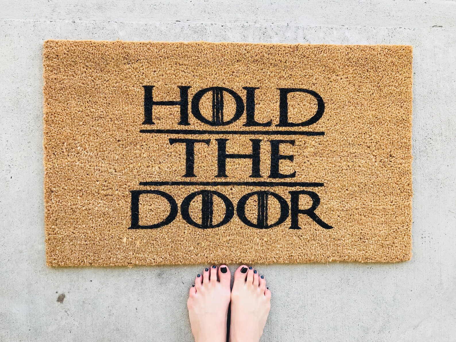 Game of Thrones Door Mat Hold the Door Mat Mat GOT Etsy