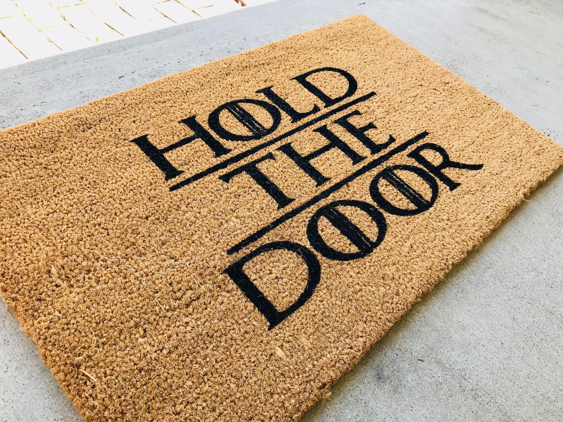 Game of Thrones Door Mat Hold the Door Mat Mat GOT Etsy