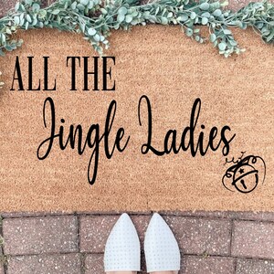 Christmas Doormat,Merry and Bright Welcome mat, Holiday Door mat, Christmas Decor, Holiday Decoration, Outdoor Decor, Funny Holiday Doormat