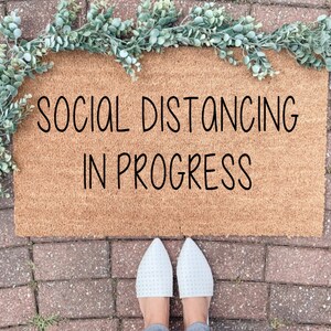 Paillasson social, Chaussures Off Doormat, Funny Doormat, Funny Welcome Mat, No Shoes Doormat, Front Door Mat, Funny Doormat, Doormat