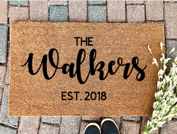 Custom Welcome Mat Personalized Door Outdoor Decor Custom Welcome Mat Personalized Door, Personalized Welcome Mats Outdoor
