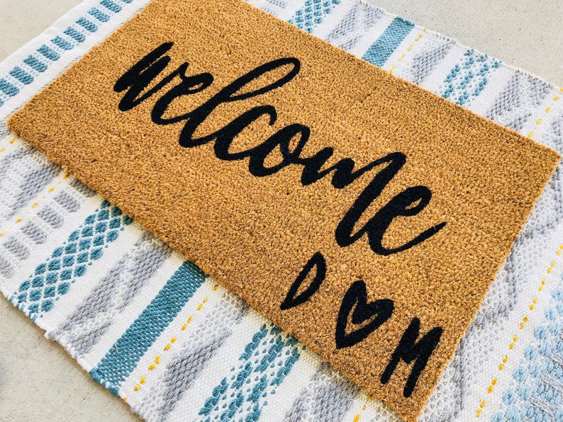 Personalized Doormat Doormat /initials/ Personalized Etsy