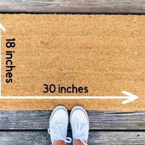 Beach Doormat / Cute Doormat / Sea You at the Beach Welcome Mat / Front Porch Decor / Housewarming Gift / Closing Gift / Mothers Day Gift image 4