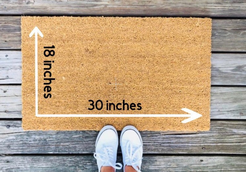 Beach Doormat / Cute Doormat / Sea You at the Beach Welcome Mat / Front Porch Decor / Housewarming Gift / Closing Gift / Mothers Day Gift image 4