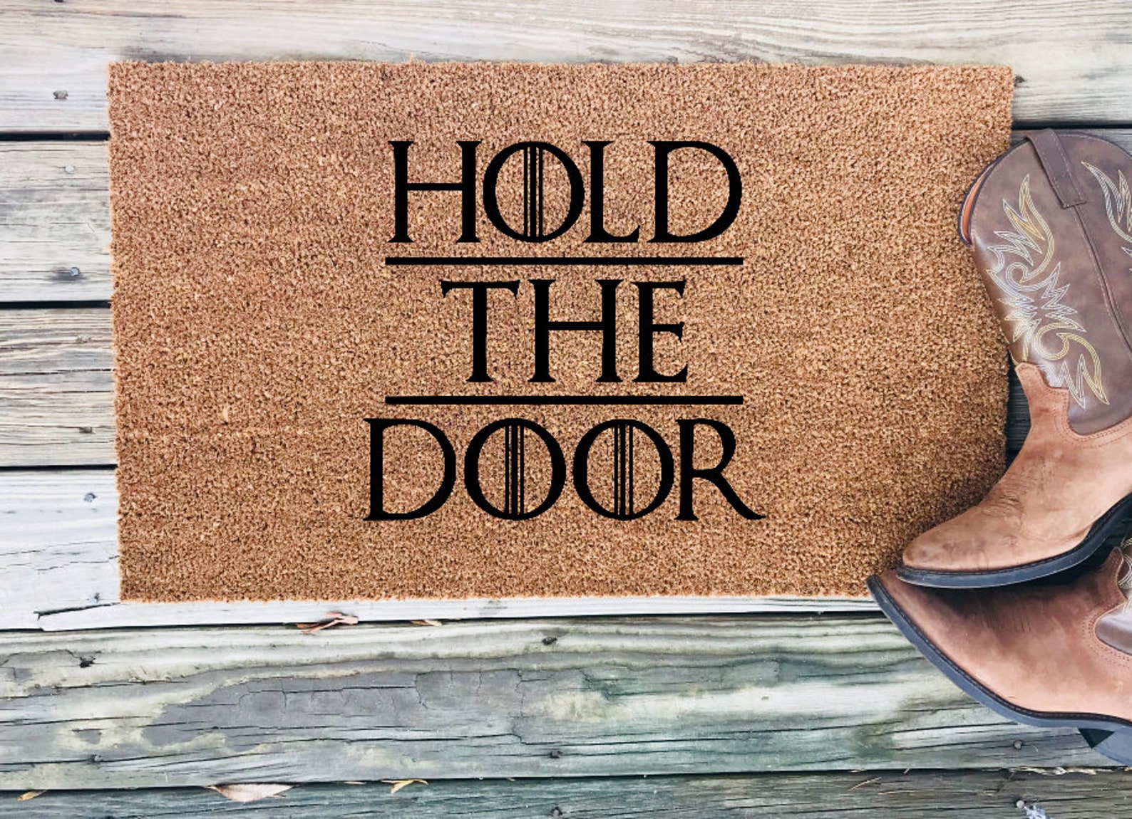 Game of Thrones Door Mat Hold the Door Mat Mat GOT Etsy