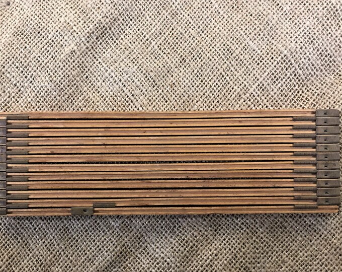 Antique, Interlox, Wood Rule, No 106, Master Rule MFG Co, NY, Sliding ...