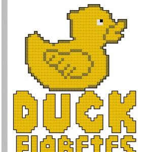 Duck Fiabetes - Digital Cross-stitch Pattern