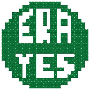 ERA Yes Button-sized - Digital Cross-stitch Pattern