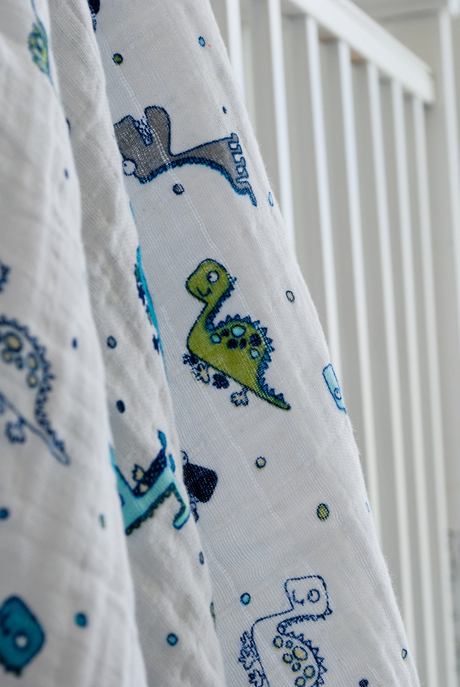 Dinosaur Double Gauze Swaddle Blanket Swaddle Blanket for Etsy