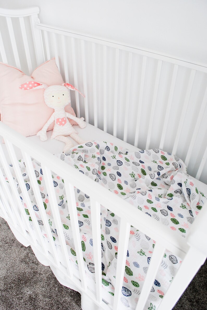 Botanical Leaf Baby Swaddle Blanket Swaddle for Newborns Etsy