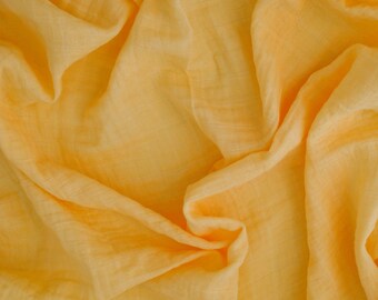 Yellow Swaddle Blanket, Gender Neutral Swaddle Blanket, Baby Shower Gift for Boy or Girl, Muslin Swaddle Blanket, Double Gaze Swaddle