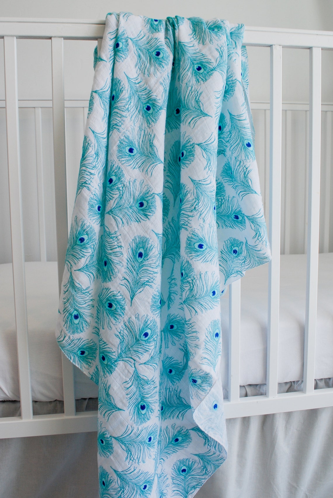 Double Gauze Swaddle Blanket Baby Girl Lightweight Swaddle Etsy