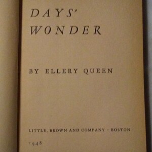 Ten Days Wonder, by Ellery Queen image 3