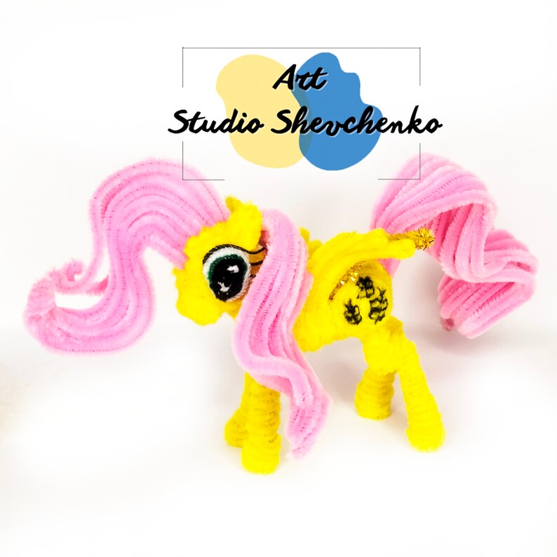 Unicorn Pinkie Pie Pony Horse Pipe Cleaner, My Unicorn Horse Gift for