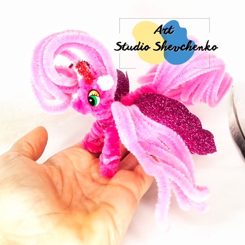 Unicorn Rainbow Pony Horse Pipe Cleaner, My Unicorn Horse Gift for
