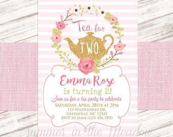 girl birthday invite etsy girl birthday invitation
