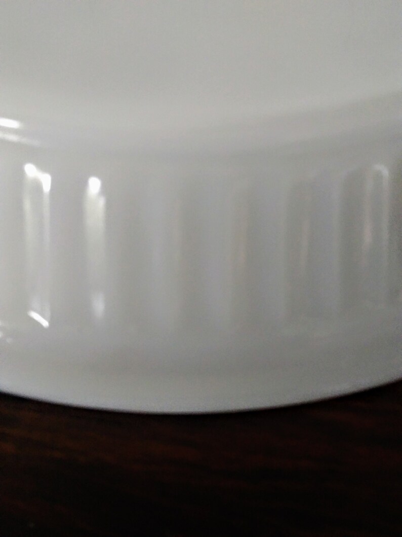Fire King// Milk Glass// Pie Dish//vintage Pie Plate Etsy