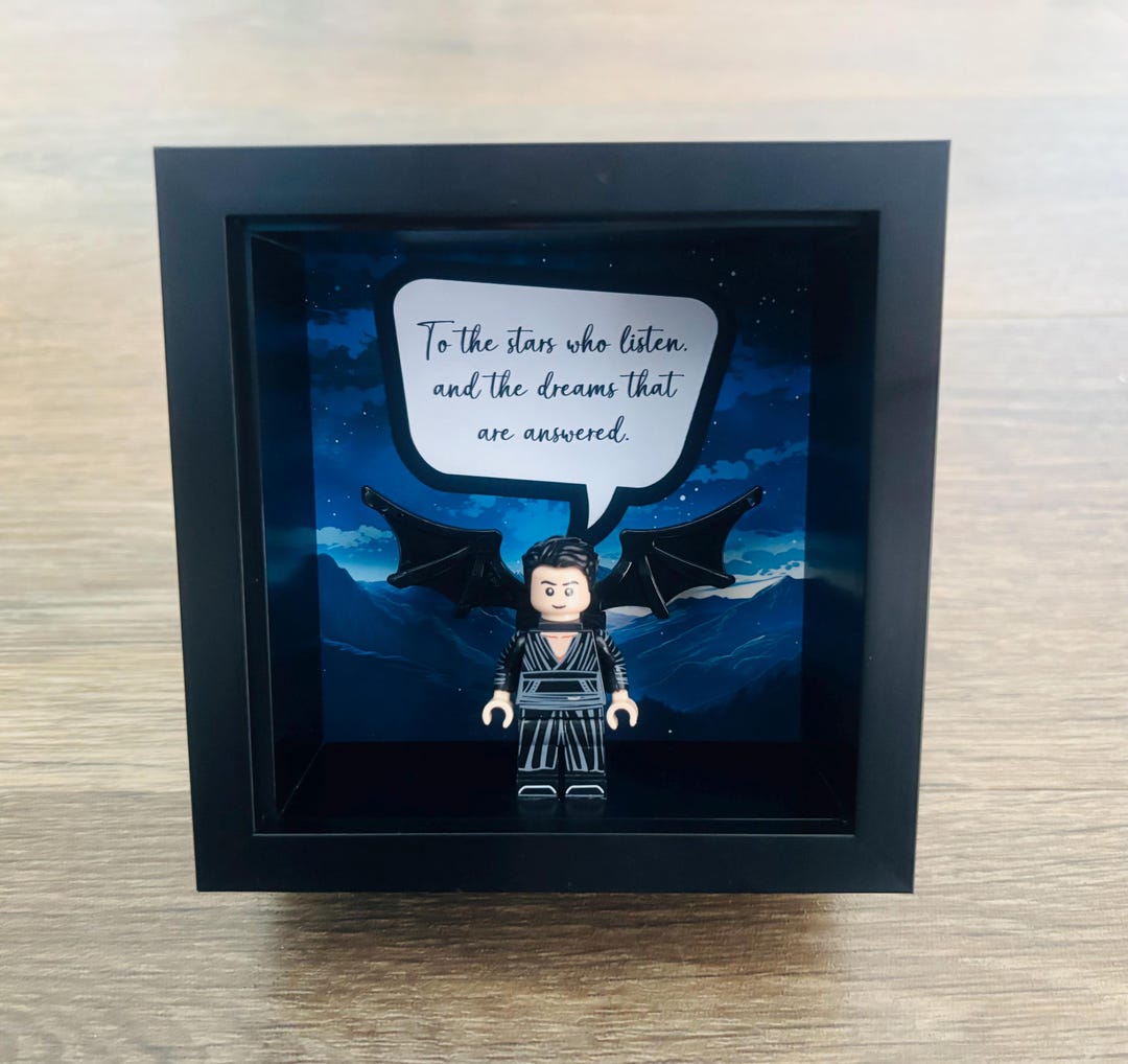ACOTAR Themed Custom Mini Figure Gift Frame, Rhysand, Bookish, Birthday ...