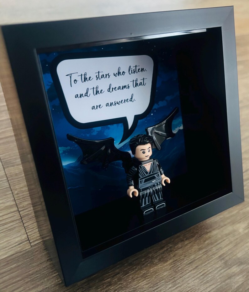 ACOTAR Themed Custom Mini Figure Gift Frame, Rhysand, Bookish, Birthday ...