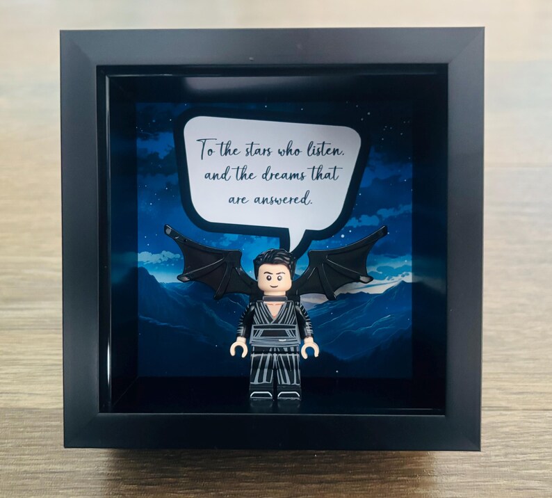 ACOTAR Themed Custom Mini Figure Gift Frame, Rhysand, Bookish, Birthday ...