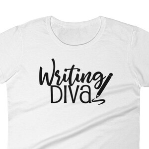 Schreiben Diva Frauen Journalismus Kurzarm T-shirt