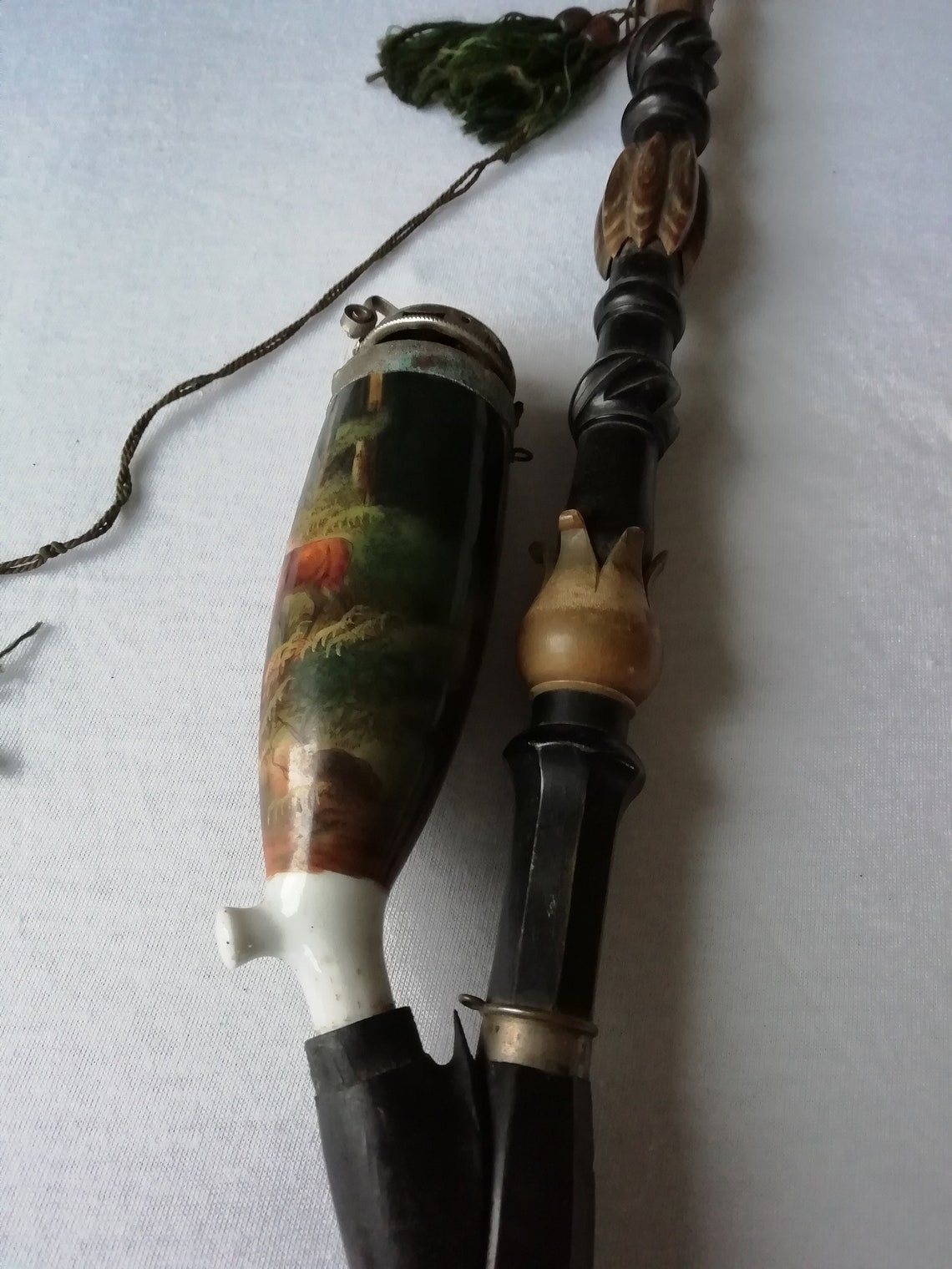 German pipe old vintage german smoking pipe Etsy