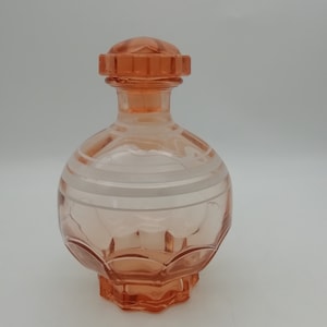 Vintage carafe in stained glass from the 50s