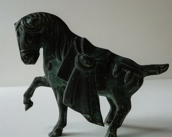 Statuette cheval en bronze