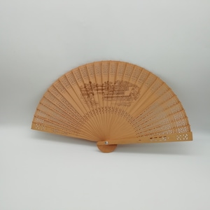 Chinese wooden fan