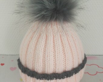 Bonnet Pompon Bebe Etsy