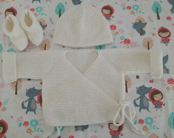 Brassiere Naissance Bebe En Laine Etsy