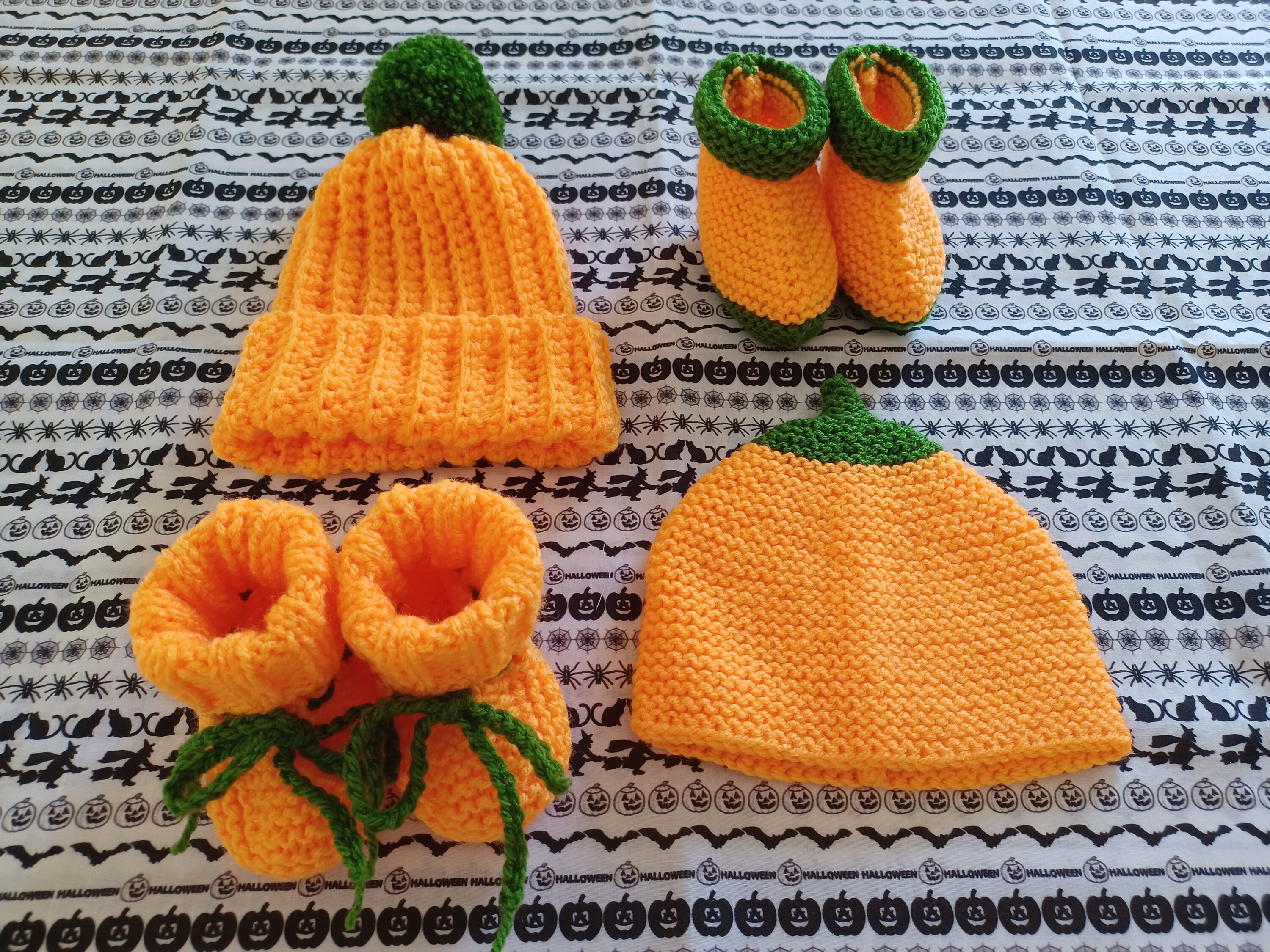 Chaussons bébé citrouille France