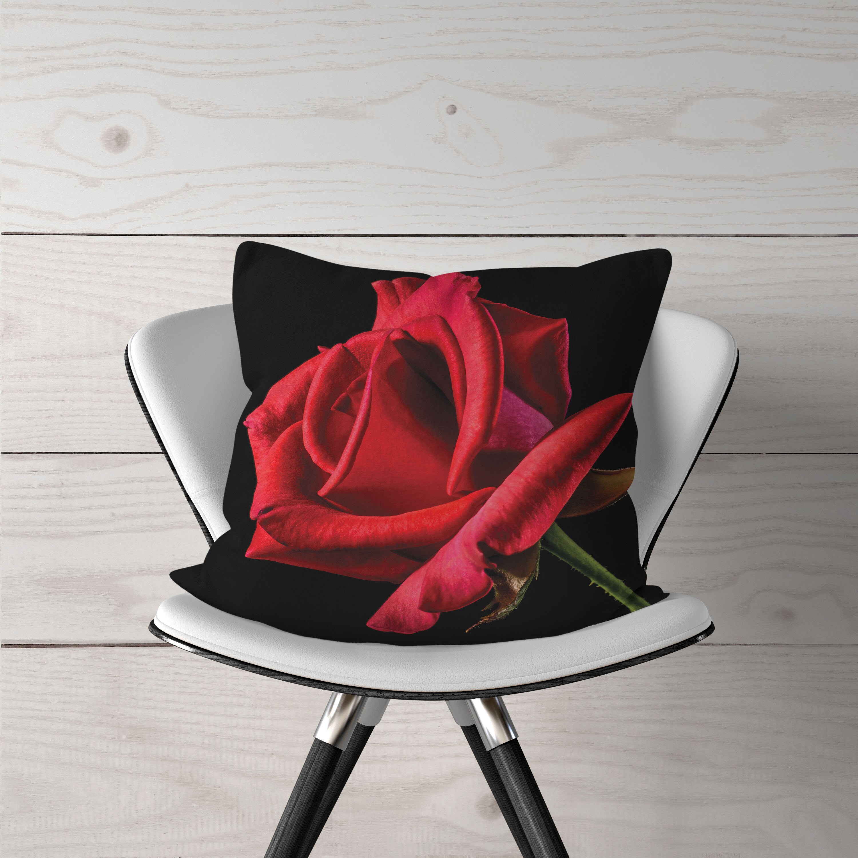 Beautiful Red Rose Pillowcase Throw Pillow Cover Cushion Cases Etsy