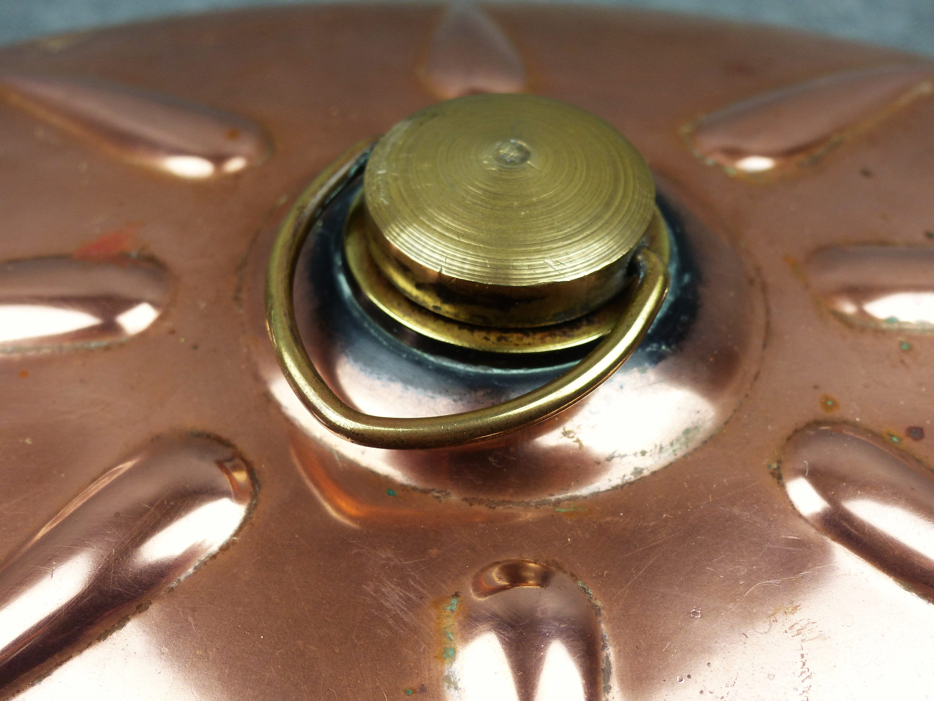 Vintage French Copper Bed Warmer
