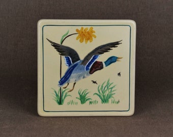 Vintage French LONGWY Ceramic Trivet